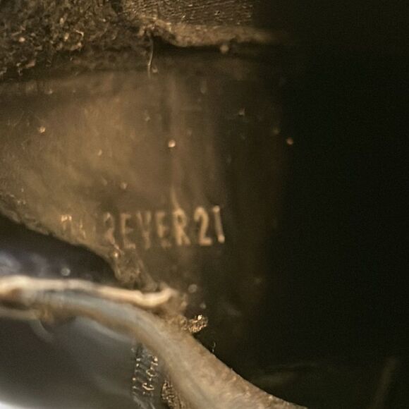 Forever 21 Vegan Patent Leather Booties - Picture 8 of 8